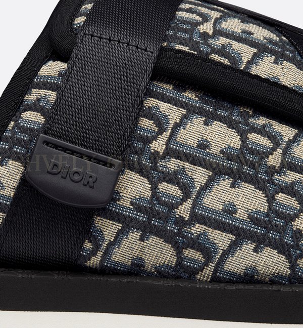 디올 알파 샌들 오블리크 자카드