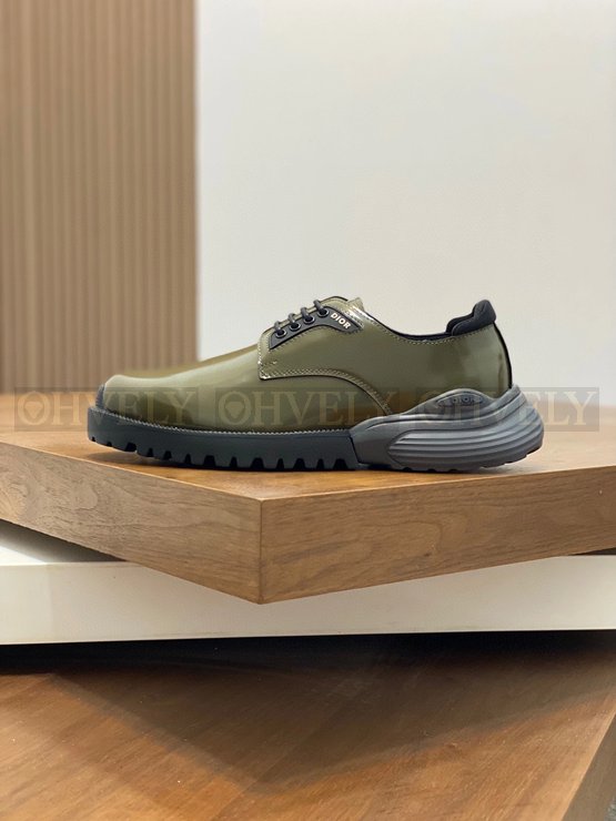 디올 컴뱃 더비 슈즈 카키