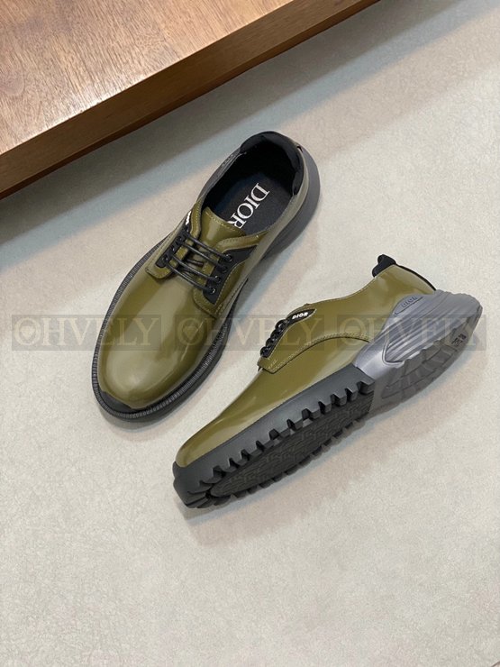 디올 컴뱃 더비 슈즈 카키