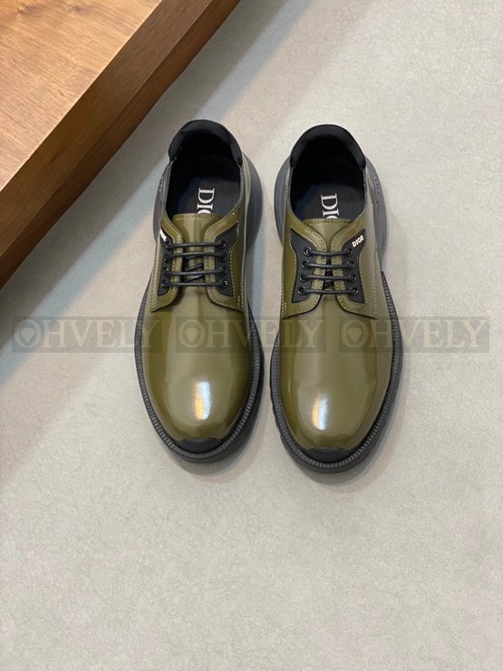 디올 컴뱃 더비 슈즈 카키