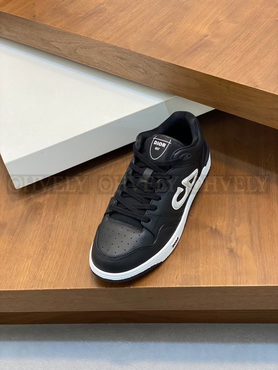 디올 x 스톤 아일랜드 B57 로우탑 스니커즈 블랙