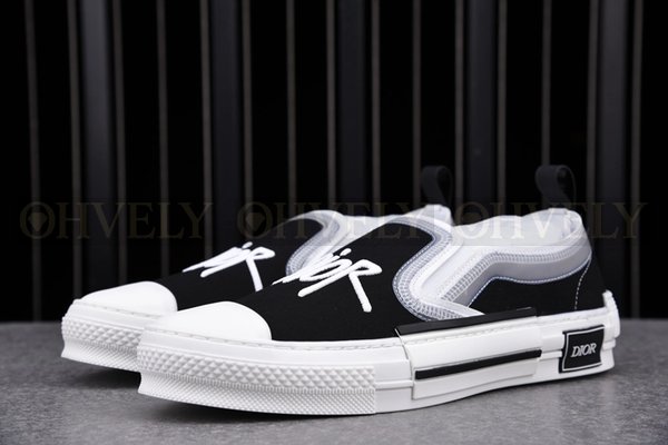 디올 x 숀 B23 슬립온 캔버스