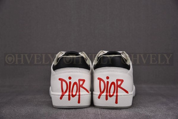 디올 x 숀 B27 로우탑 스니커즈 화이트
