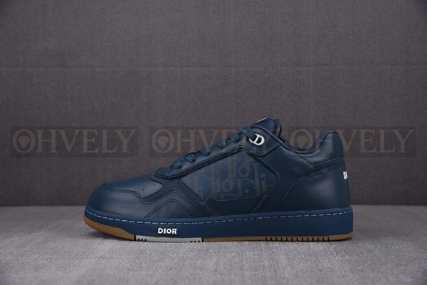 디올 B27 업타운 로우탑 스니커즈 월드투어 네이비