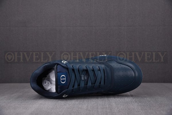 디올 B27 업타운 로우탑 스니커즈 월드투어 네이비
