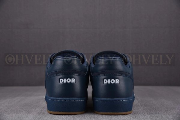 디올 B27 업타운 로우탑 스니커즈 월드투어 네이비