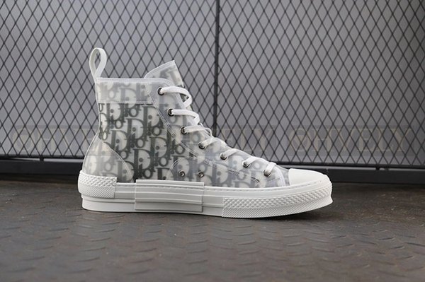 디올 x 숀 B23 하이 오블리크 캔버스 꿀벌 자수 패치