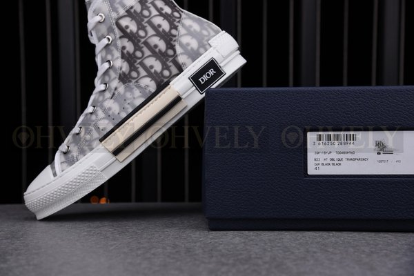 디올 B23 하이탑 스니커즈