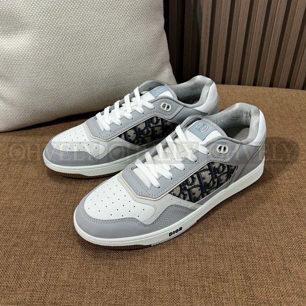 디올 B27 업타운 로우탑 스니커즈 오블리크 자카드