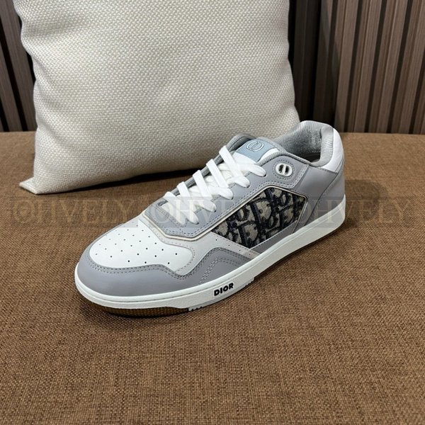 디올 B27 업타운 로우탑 스니커즈 오블리크 자카드