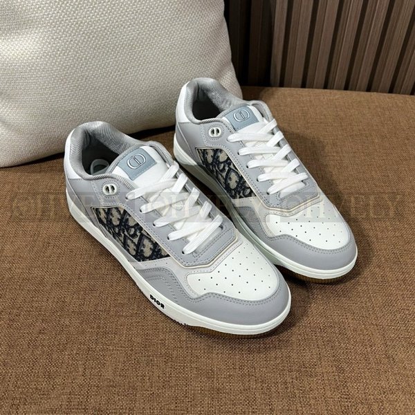 디올 B27 업타운 로우탑 스니커즈 오블리크 자카드