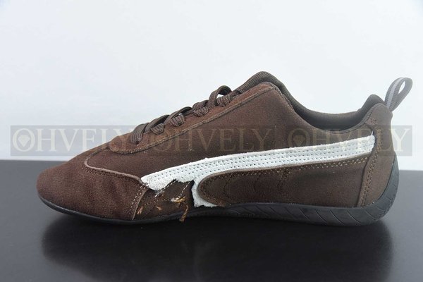 발렌시아가 x 푸마 스피드캣 스웨이드 브라운 화이트