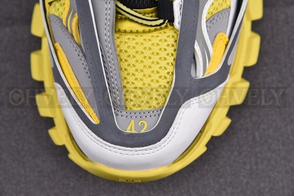 발렌시아가 트랙 옐로우 블랙 화이트 스니커즈