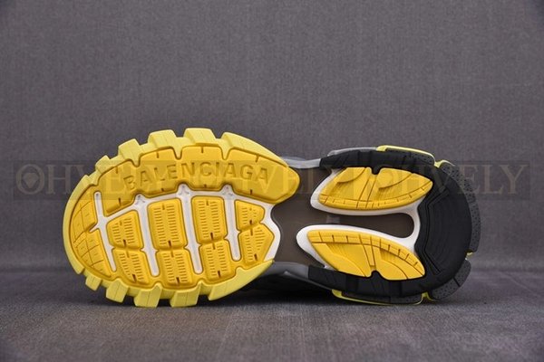 발렌시아가 트랙 옐로우 블랙 화이트 스니커즈