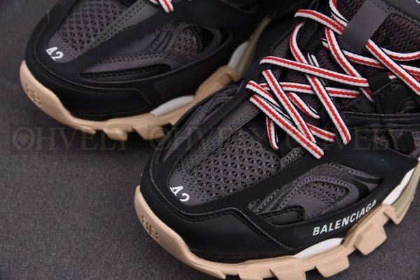 발렌시아가 트랙 블랙 레드 스니커즈