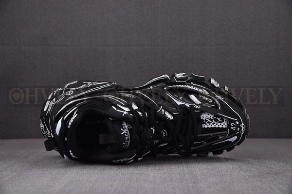 발렌시아가 트랙 그래피티 블랙 스니커즈