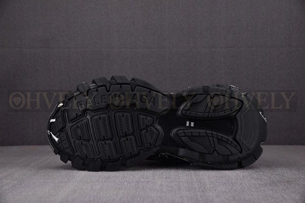 발렌시아가 트랙 그래피티 블랙 스니커즈