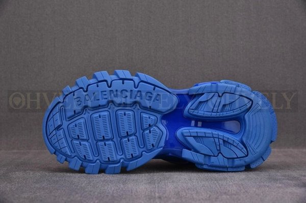 발렌시아가 트랙 3 블루 스니커즈