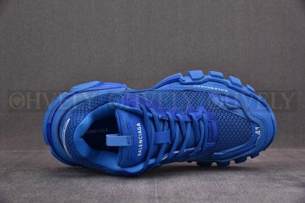 발렌시아가 트랙 3 블루 스니커즈