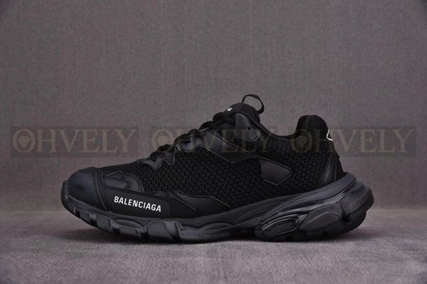 발렌시아가 트랙 3 블랙 스니커즈