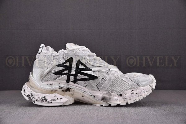 발렌시아가 러너 그래피티 화이트 스니커즈