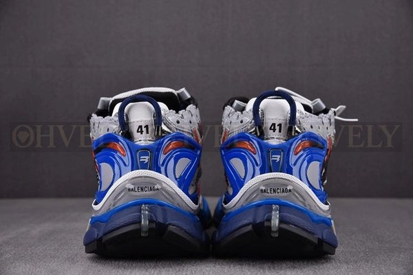 발렌시아가 러너 그래피티 실버 레드 블루 스니커즈