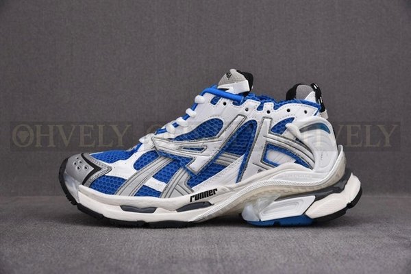 발렌시아가 러너 스니커즈 7 블루 화이트