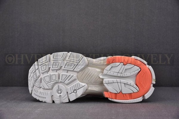 발렌시아가 러너 7 화이트 오렌지 스니커즈