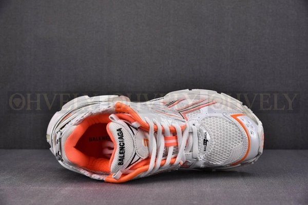 발렌시아가 러너 7 화이트 오렌지 스니커즈