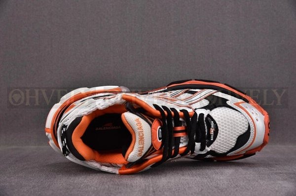 발렌시아가 러너 7 화이트 오렌지 블랙 스니커즈