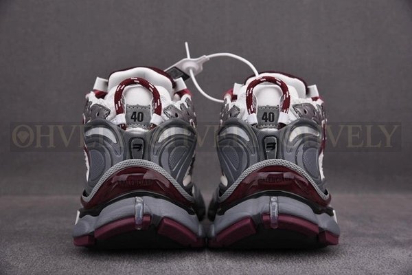 발렌시아가 러너 7 화이트 버건디 스니커즈