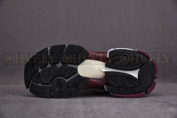 발렌시아가 러너 7 화이트 버건디 스니커즈