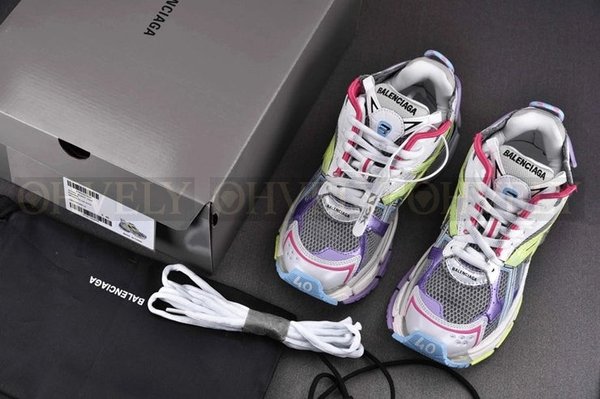 발렌시아가 러너 7 화이트 멀티 컬러 스니커즈