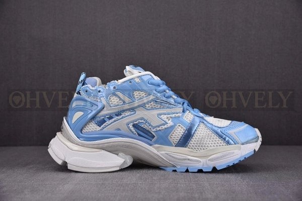 발렌시아가 러너 7 화이트 라이트 블루 스니커즈