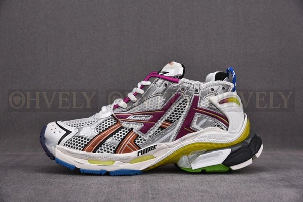 발렌시아가 러너 7 실버 멀티 컬러 스니커즈