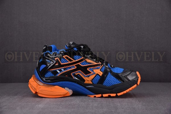 발렌시아가 러너 7 블랙 오렌지 블루 스니커즈