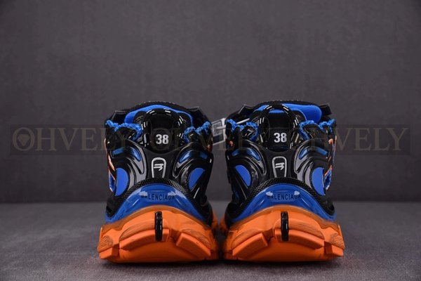 발렌시아가 러너 7 블랙 오렌지 블루 스니커즈