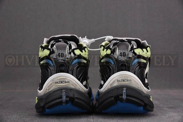 발렌시아가 러너 7 블랙 네온 옐로우 네이비 스니커즈