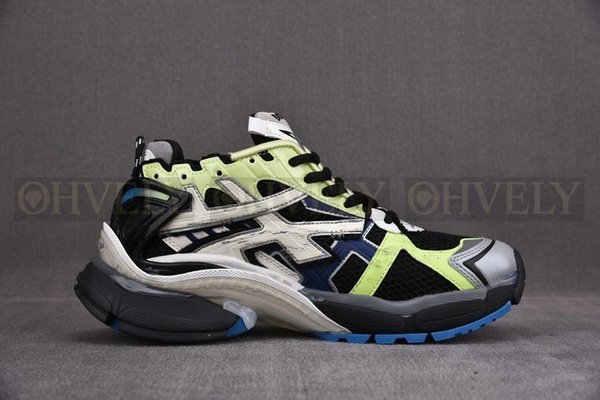 발렌시아가 러너 7 블랙 네온 옐로우 네이비 스니커즈