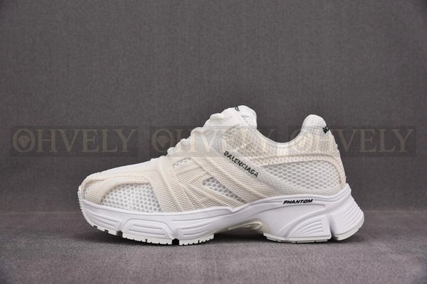 발렌시아가 팬텀 화이트 메시 스니커즈