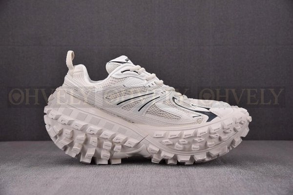 발렌시아가 바운서 화이트 블랙 스니커즈