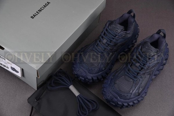 발렌시아가 바운서 네이비 스니커즈