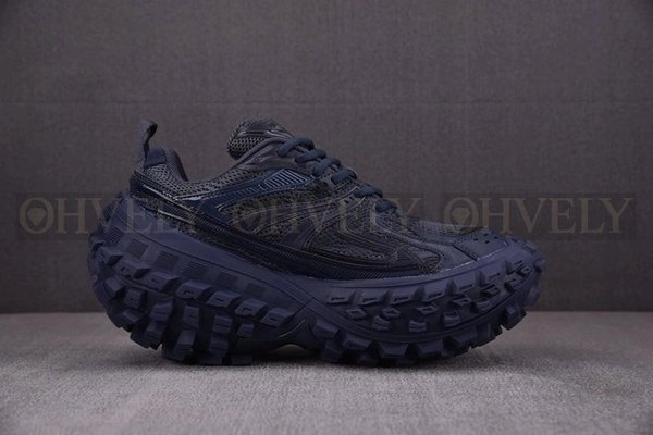 발렌시아가 바운서 네이비 스니커즈