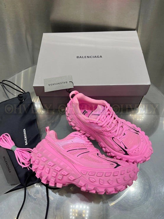 발렌시아가 바운서 플루오 핑크 스니커즈