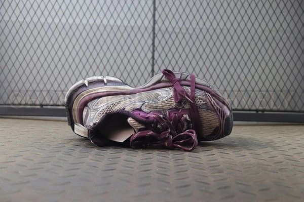 발렌시아가 3XL 퍼플 스니커즈