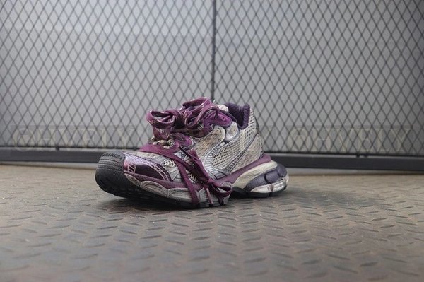 발렌시아가 3XL 퍼플 스니커즈