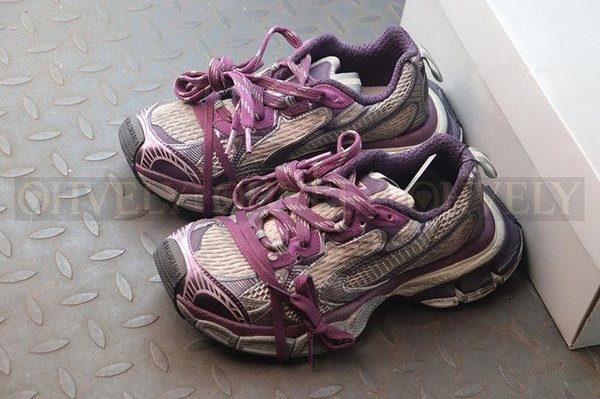 발렌시아가 3XL 퍼플 스니커즈