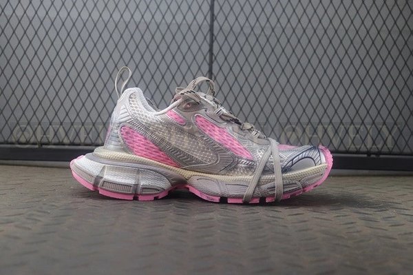 발렌시아가 3XL 그레이 핑크 스니커즈