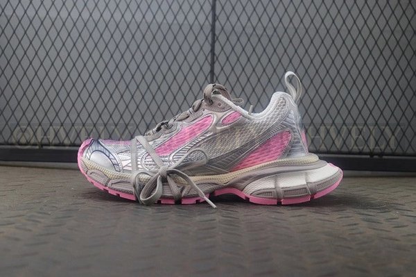 발렌시아가 3XL 그레이 핑크 스니커즈