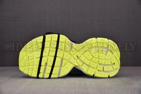 발렌시아가 3XL 화이트 네온 옐로우 스니커즈